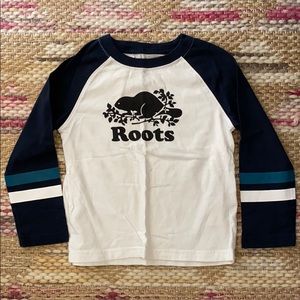 Roots Kids baseball long-sleeve tee